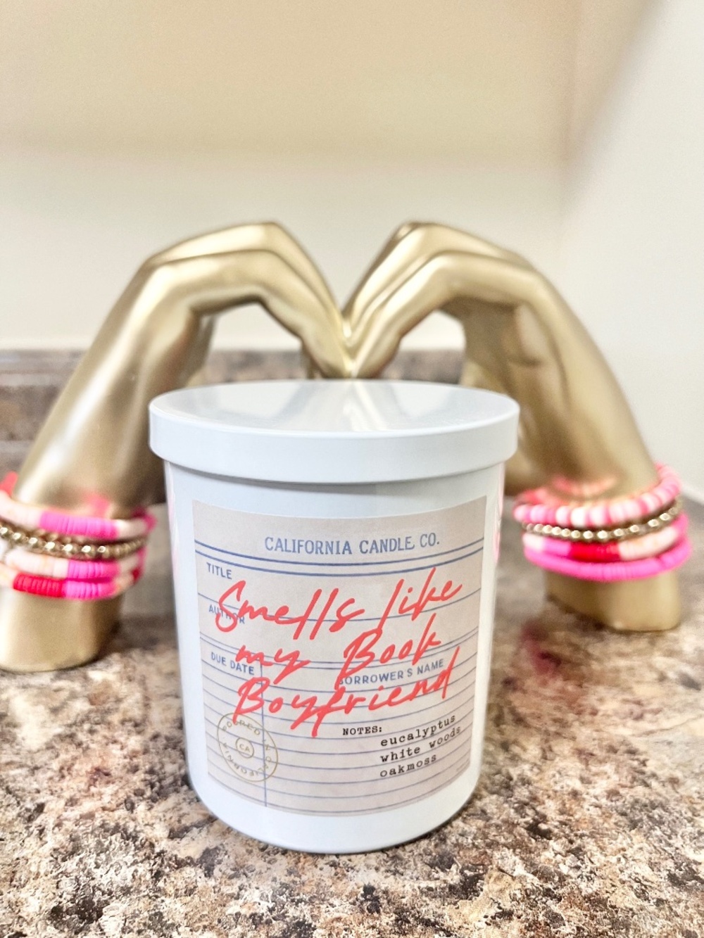 Smells Like My Book Boyfriend Candle - Eucalyptus